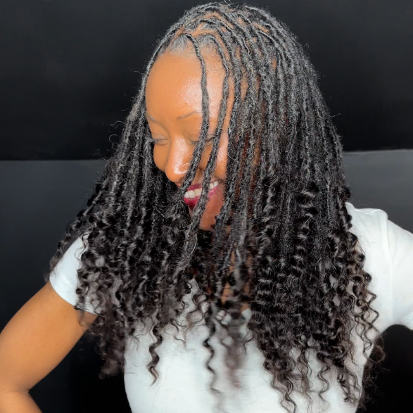 Human hair loc clearance extensions