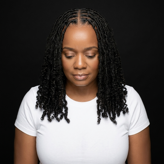 Tight Curl Human Hair Loc Extensions
