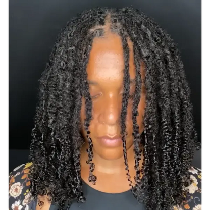 Curly dreadlock loc extensions inspired by Meagan Good and Lisa Bonet