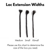 Loose Curl Human Hair Loc Extensions - Full Head Order