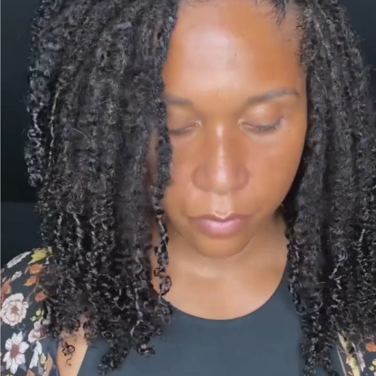 Curly dreadlock loc extensions inspired by Meagan Good and Lisa Bonet